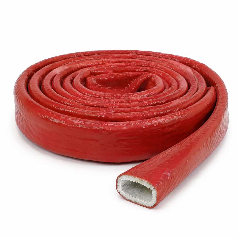 Silicone Coated Fiberglass Fire Sleeve