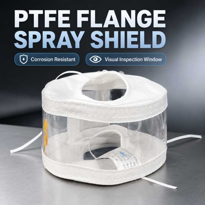 PTFE Flange Guard for Chemical Splash Protection