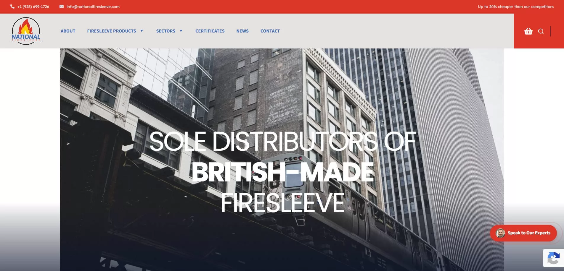National Firesleeve - British-Made Industrial Fire Sleeve Supplier USA