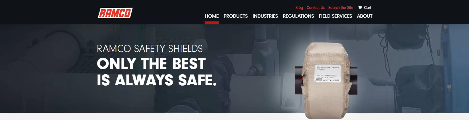 Top Flange Guards Manufacturers - RAMCO Safety Spray Shields