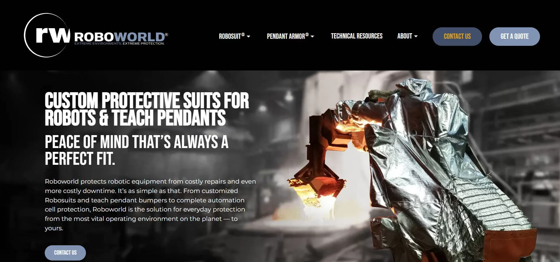 Roboworld Robosuit Custom Robot Cover Manufacturer USA
