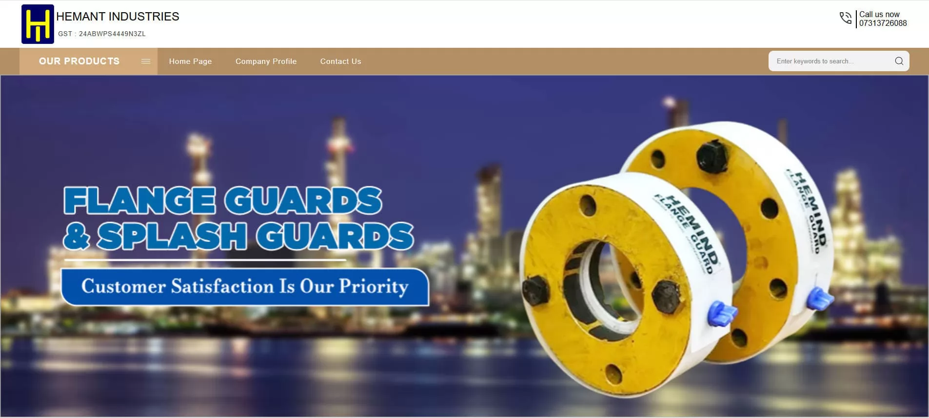 Top Flange Guards Manufacturers - HEMANT INDUSTRIES Flange Guards and Splash Guards India