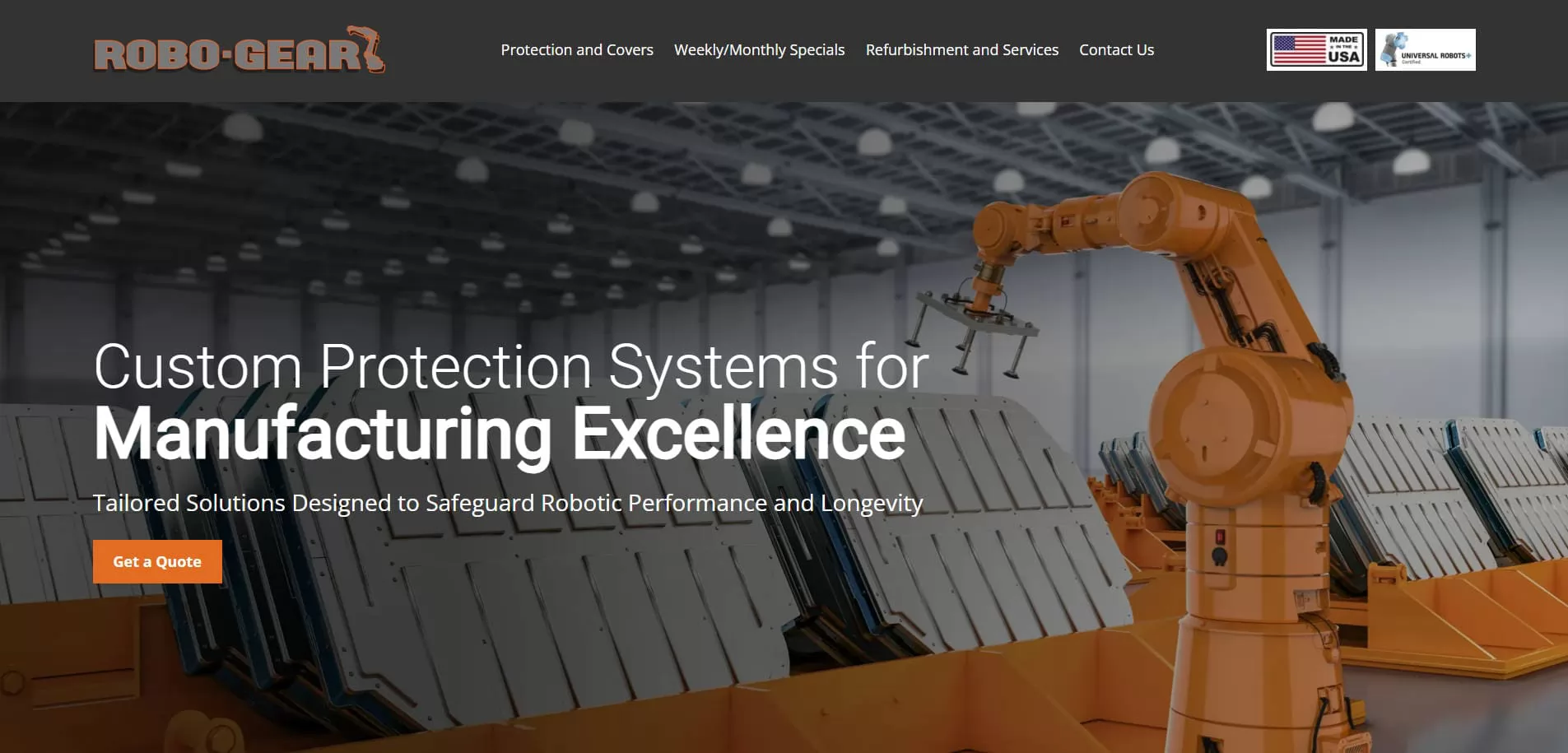 Robo-Gear Industrial Robot Protection Cover Manufacturer