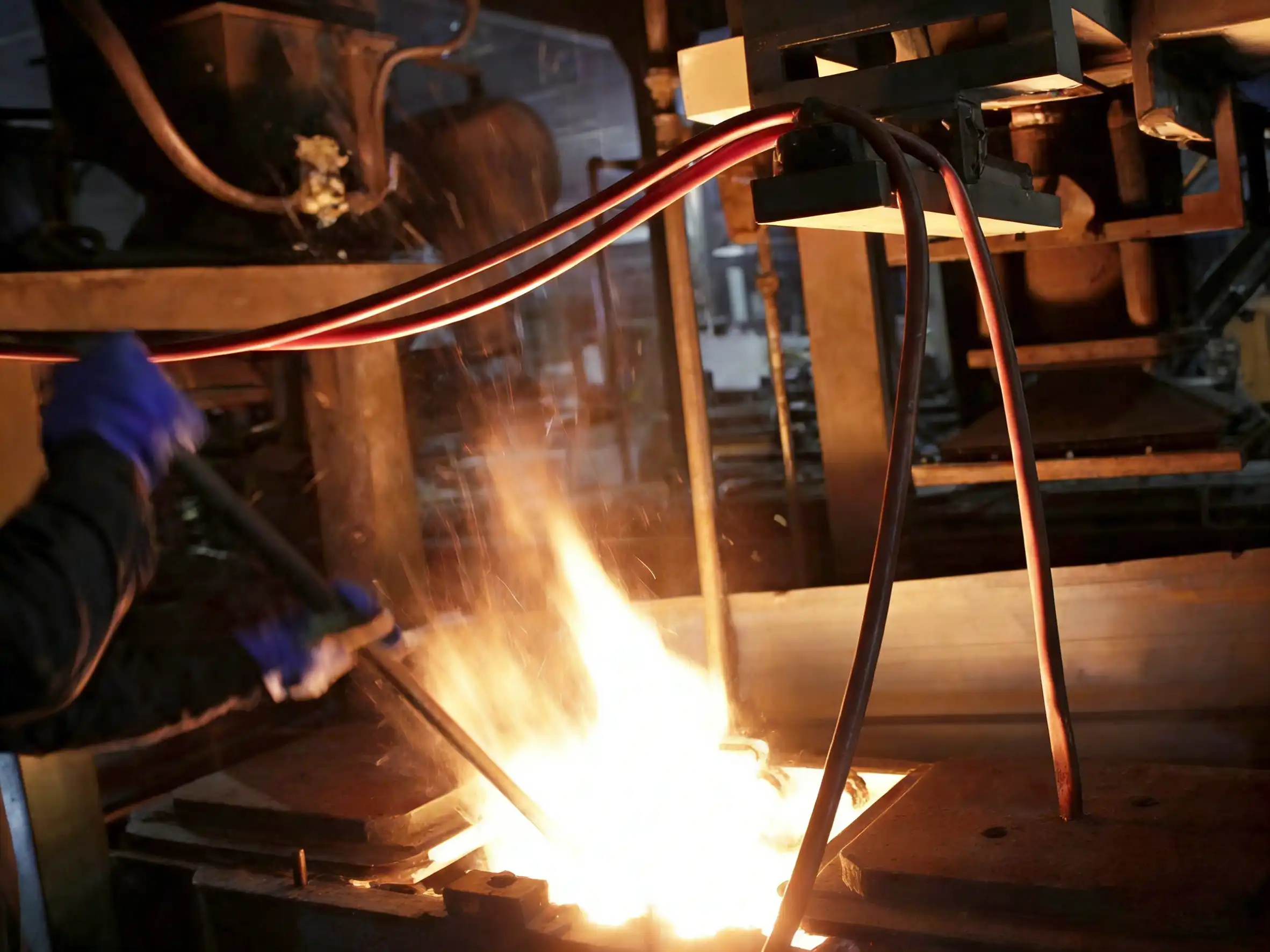 Fire sleeve application in industrial environment