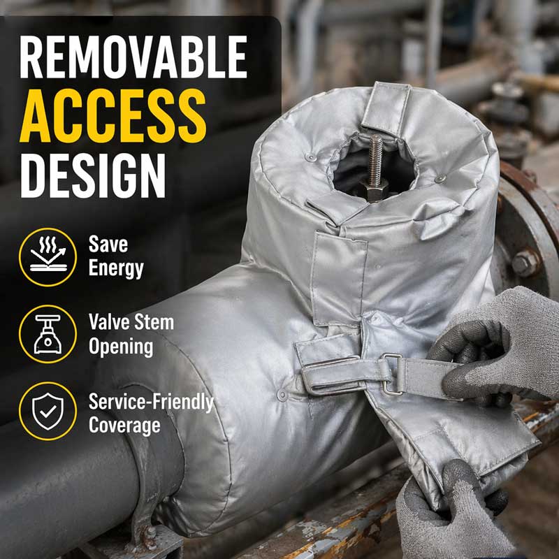 Removable Valve Insulation Jacket