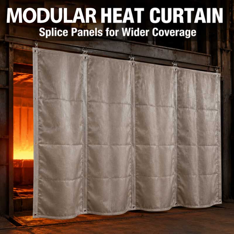 Industrial Heat Shield Curtains up to 1200°C