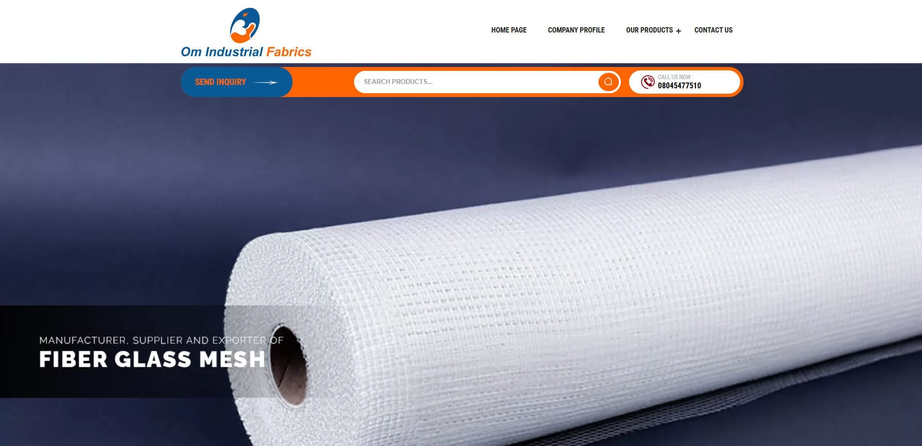 Om Industrial Fabrics - Fiberglass Fabric Manufacturer India