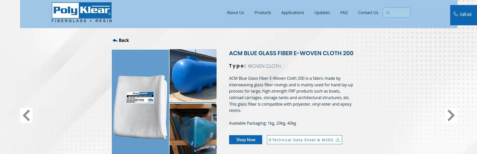 Polyklear Fiberglass Cloth Supplier in Philippines